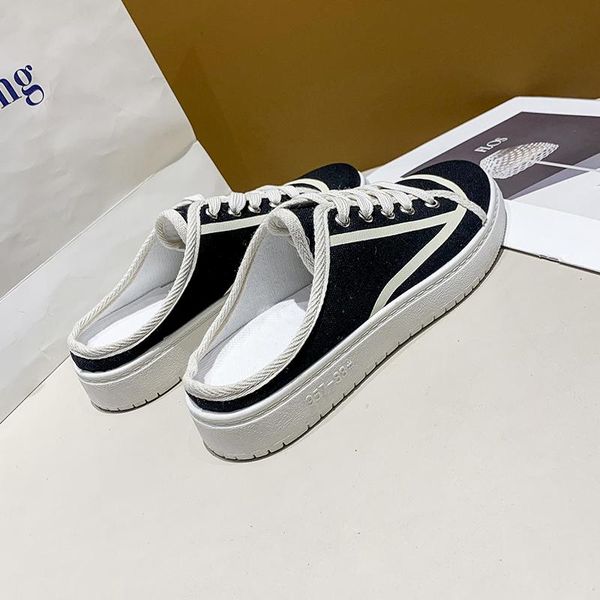 slippers flat shoes female soft loafers slides slipers women comfort 2021 rubber canvas fabric cross-tied cotton woman 202, Black
slippers flat shoes female soft loafers slides slipers women comfort 2021 rubber canvas fabric cross-tied cotton woman 202, Black