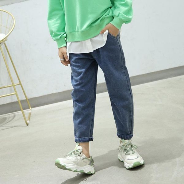 kids jeans girls solid casual denim pants children fashion elastic waist trousers teenage clothing loose 8 10 12 14 years, Blue
kids jeans girls solid casual denim pants children fashion elastic waist trousers teenage clothing loose 8 10 12 14 years, Blue