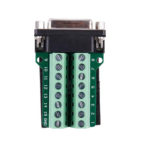 smart power plugs db15 d-sub vga 15pin female adapter jack terminal breakout pcb board
smart power plugs db15 d-sub vga 15pin female adapter jack terminal breakout pcb board