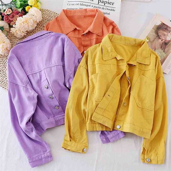 women autumn solid color long sleeve turn-down collar double pockets loose coat back chic button jacket pl509 210506, Black;brown
women autumn solid color long sleeve turn-down collar double pockets loose coat back chic button jacket pl509 210506, Black;brown