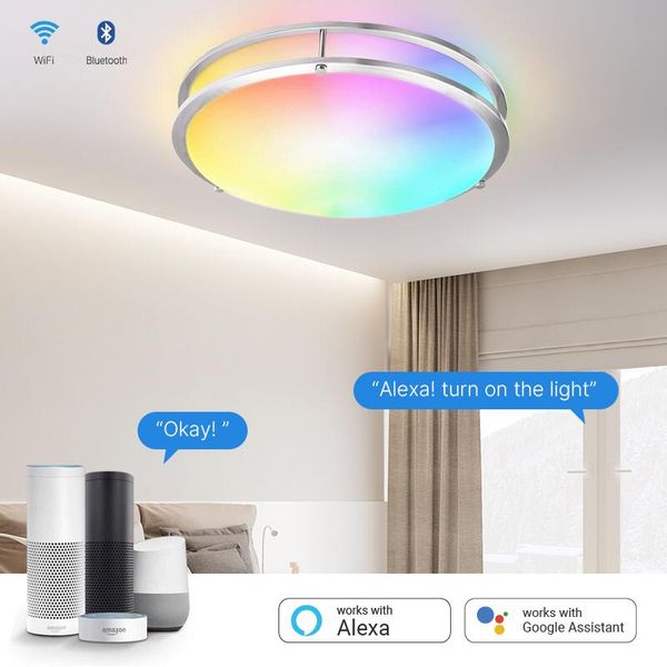 other lighting bulbs & tubes tuya 15w/18w rgbcw smart ceiling light dimmable wifi led colorful voice control works with alexa google home
other lighting bulbs & tubes tuya 15w/18w rgbcw smart ceiling light dimmable wifi led colorful voice control works with alexa google home