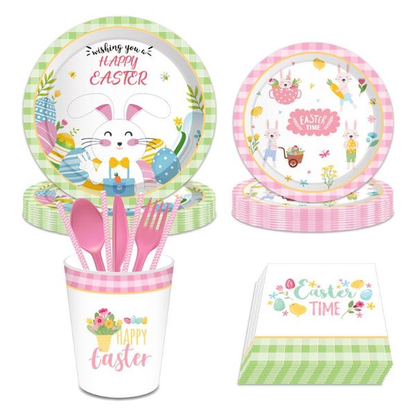 disposable dinnerware happy easter s dinner plates cartoon tableware sets napkins for party decorations
disposable dinnerware happy easter s dinner plates cartoon tableware sets napkins for party decorations