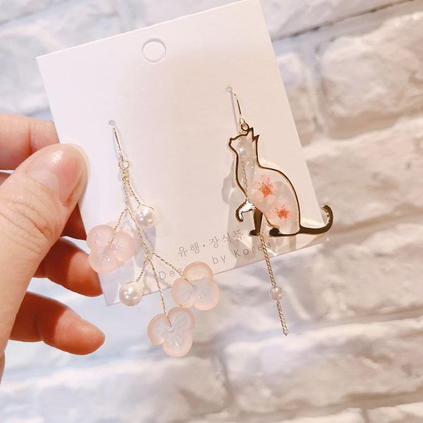 dangle & chandelier original design asymmetric imitation pearl long earrings retro style flower cat cute butterfly large wreath earrings., Silver
dangle & chandelier original design asymmetric imitation pearl long earrings retro style flower cat cute butterfly large wreath earrings., Silver