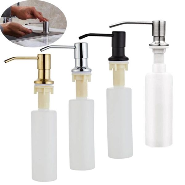 liquid soap dispenser 300ml kitchen sink pumps abs detergent manually press stainless steel head plastic bottle
liquid soap dispenser 300ml kitchen sink pumps abs detergent manually press stainless steel head plastic bottle