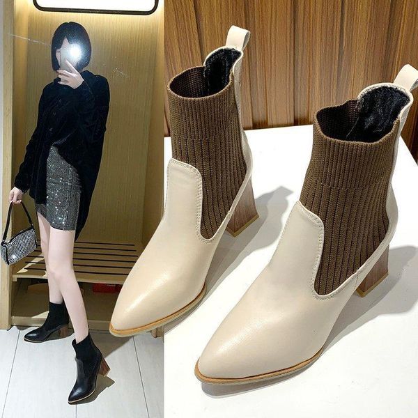 boots women's 2021 autumn and winter thick heel short stretch square toe high ladies q14-53, Black
boots women's 2021 autumn and winter thick heel short stretch square toe high ladies q14-53, Black