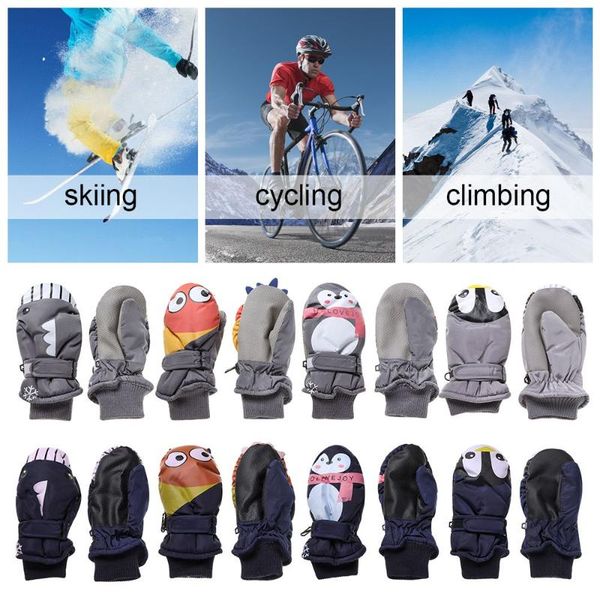 children's mittens 1pair winter waterproof warm kids boys girls gloves ski children snow outdoor, White
children's mittens 1pair winter waterproof warm kids boys girls gloves ski children snow outdoor, White