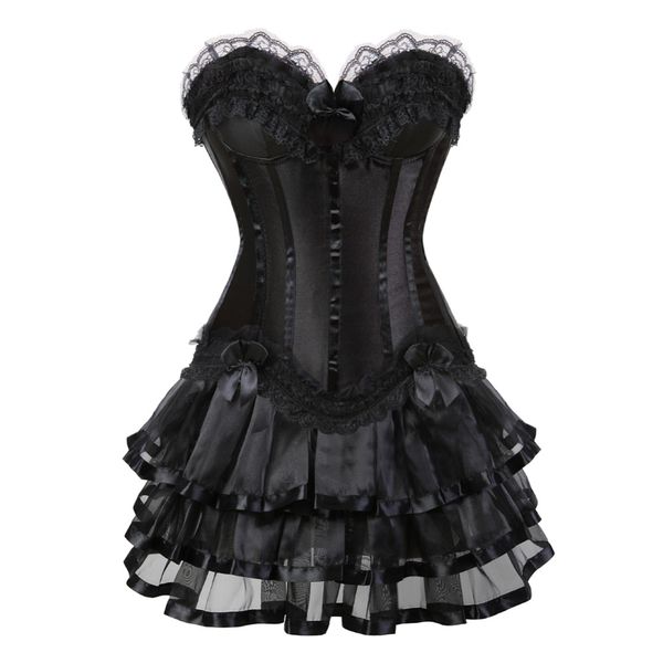 gothic overbust corset lingerie halloween costume showgirl dress body shaper bustier tutu skirt petticoat waist shaper, Black;white
gothic overbust corset lingerie halloween costume showgirl dress body shaper bustier tutu skirt petticoat waist shaper, Black;white
