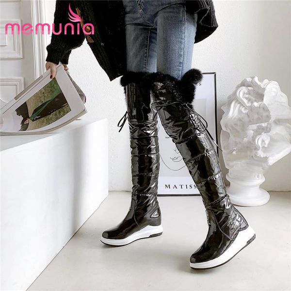 boots memunia 2021 thigh high women winter shoes warm waterproof non-slip snow fashion flat platform woman, Black
boots memunia 2021 thigh high women winter shoes warm waterproof non-slip snow fashion flat platform woman, Black