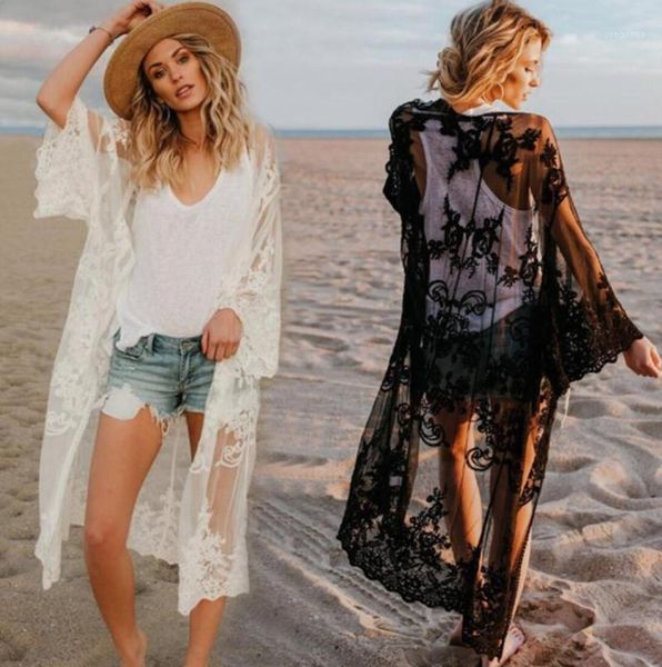 lace beach cover up pareo beachwear swim suit playa tunics for swimwear women dress #q649 women's, White;black
lace beach cover up pareo beachwear swim suit playa tunics for swimwear women dress #q649 women's, White;black