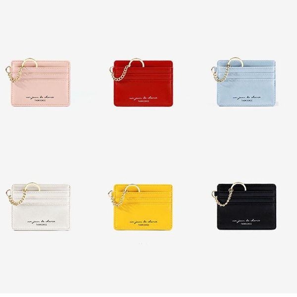 card holders women slim pu leather holder 2021 fashion small key ring case pocket wallet organizer mini purse, Brown;gray
card holders women slim pu leather holder 2021 fashion small key ring case pocket wallet organizer mini purse, Brown;gray