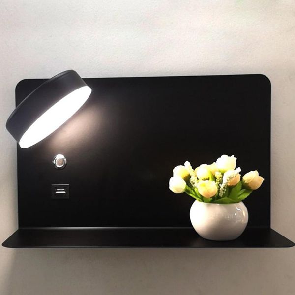 wall lamps led lights with switch and usb interface shelf 360 degree adjustable bedside aisle light luminaire wandlamp
wall lamps led lights with switch and usb interface shelf 360 degree adjustable bedside aisle light luminaire wandlamp