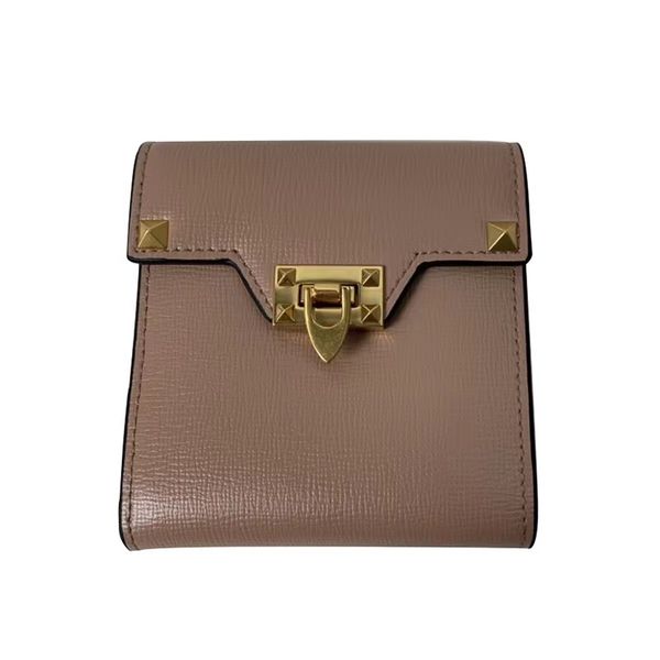 fashion womens card bag purses luxury real leather short wallet lock clutch gold rivet dustbag coin original classic box nude white black re, Red;black
fashion womens card bag purses luxury real leather short wallet lock clutch gold rivet dustbag coin original classic box nude white black re, Red;black