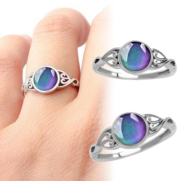 vintage alloy ring creative colors change with temperature oval couple wedding bands women female jewelry, Silver
vintage alloy ring creative colors change with temperature oval couple wedding bands women female jewelry, Silver