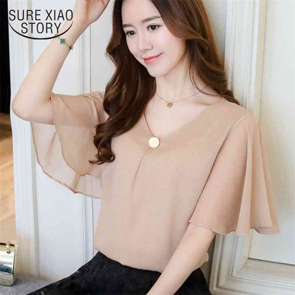 plus size 4xl chiffon women blouse shirts fashion khaki short sleeve v-neck women's clothing blouses blusas d644 30 210508, White
plus size 4xl chiffon women blouse shirts fashion khaki short sleeve v-neck women's clothing blouses blusas d644 30 210508, White