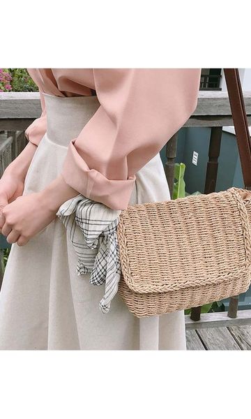rattan capacity designer wicker 2021 color women's mini korean single shoulder straw woven bag leisure fashion simple crafts, Black;red
rattan capacity designer wicker 2021 color women's mini korean single shoulder straw woven bag leisure fashion simple crafts, Black;red
