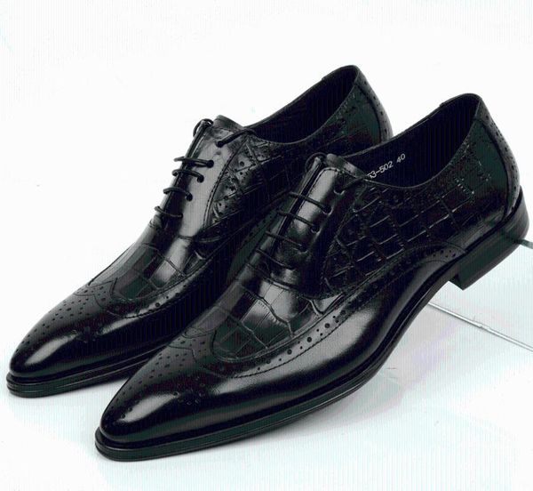 dress shoes handsome2021 fashion low-formal wear men's cowhide comfortable business block pointed lace leather 371, Black
dress shoes handsome2021 fashion low-formal wear men's cowhide comfortable business block pointed lace leather 371, Black