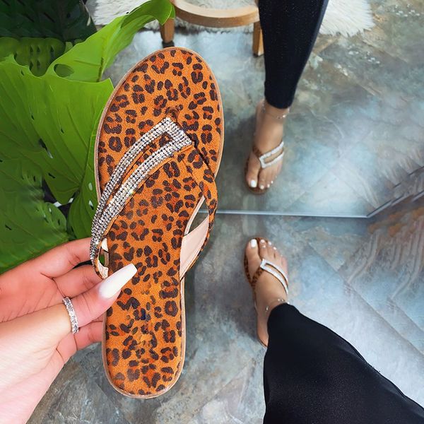 2021 summer new fashion leopard print roman rhinestone outdoor flat bottom female slippers plus size women beach slippers, Black
2021 summer new fashion leopard print roman rhinestone outdoor flat bottom female slippers plus size women beach slippers, Black