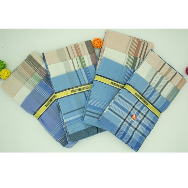 old men's handkerchief cotton small sweat absorbing square towel, Blue;white
old men's handkerchief cotton small sweat absorbing square towel, Blue;white