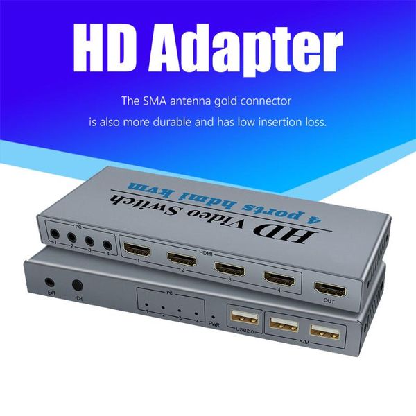 home theatre system km41 4 port -compatible 1.4 kvm switch 4k for pc computers sharing one monitor keyboard mouse printer
home theatre system km41 4 port -compatible 1.4 kvm switch 4k for pc computers sharing one monitor keyboard mouse printer