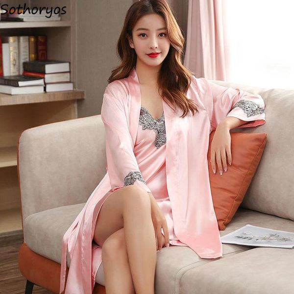 women's sleepwear women robe gown sets silk lace 2xl slim cozy soft 2 pcs elegant nightdress home leisure trendy arrival, Black;red
women's sleepwear women robe gown sets silk lace 2xl slim cozy soft 2 pcs elegant nightdress home leisure trendy arrival, Black;red