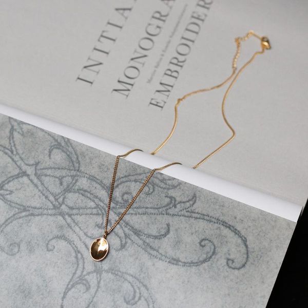 sjho-47 fashion simple european and american oval concave all-match necklace clavicle chain titanium steel gold-plated women chokers, Golden;silver
sjho-47 fashion simple european and american oval concave all-match necklace clavicle chain titanium steel gold-plated women chokers, Golden;silver