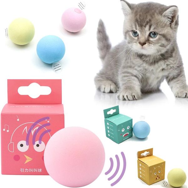cat toys 1 pc pet ball gravity smart touch sounding interactive squeak supplies 
cat toys 1 pc pet ball gravity smart touch sounding interactive squeak supplies