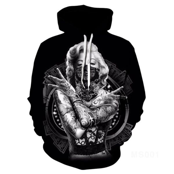 men's hoodies & sweatshirts 2021 3d hoodie women's wild style fashion casual sweatshirt street hooded jacket top, Black
men's hoodies & sweatshirts 2021 3d hoodie women's wild style fashion casual sweatshirt street hooded jacket top, Black