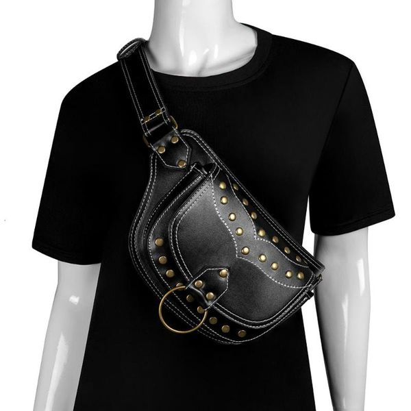waist bag women rivet pu leather fanny pack fashion belt phone pouch casual black chest bags shoulder backpack purse
waist bag women rivet pu leather fanny pack fashion belt phone pouch casual black chest bags shoulder backpack purse