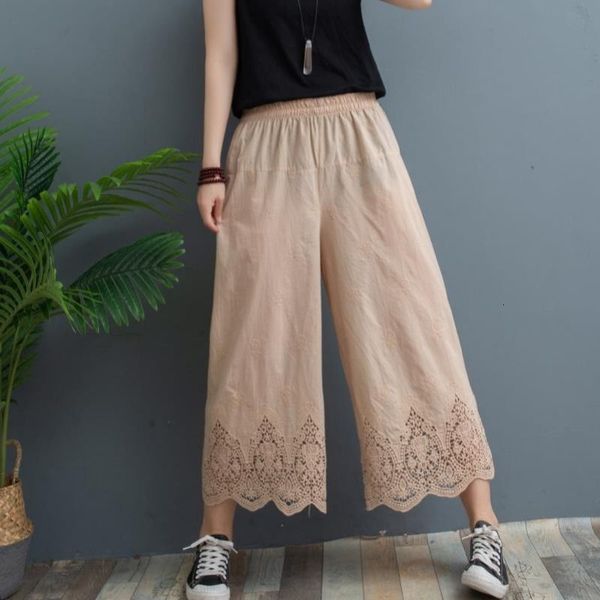 women's pants & capris spring summer literature art hollow lace cotton wide-leg loose casual retro embroidered women ruaj, Black;white
women's pants & capris spring summer literature art hollow lace cotton wide-leg loose casual retro embroidered women ruaj, Black;white