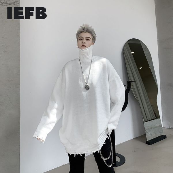 iefb / men's wear autumn and winter solid color turtleneck hole male's loose pullover sweater bgi size kinted 9y4059 210524, White;black
iefb / men's wear autumn and winter solid color turtleneck hole male's loose pullover sweater bgi size kinted 9y4059 210524, White;black