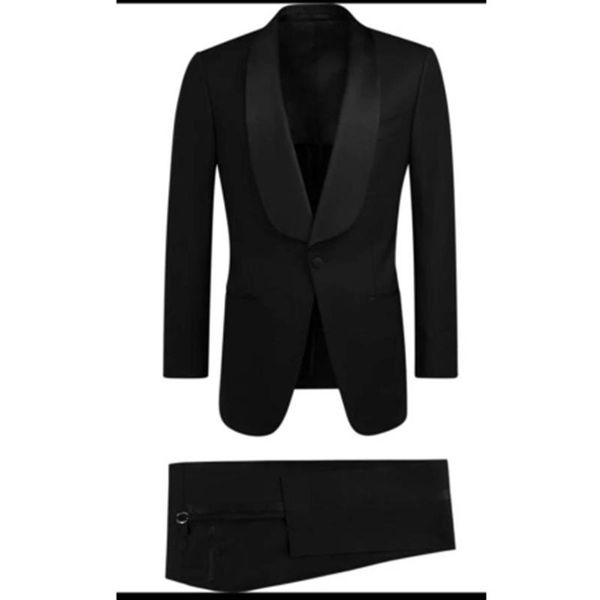 two pieces arrival mens suit 2021 slim fit one button shawl lapel black wedding groom wear blazer (jacket+pants+tie)) men's suits & bla, White;black
two pieces arrival mens suit 2021 slim fit one button shawl lapel black wedding groom wear blazer (jacket+pants+tie)) men's suits & bla, White;black