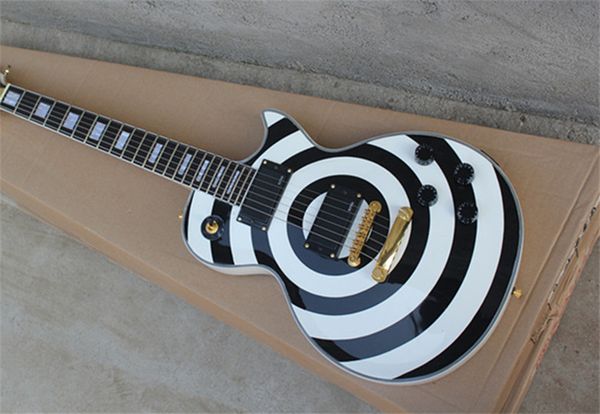 custom shop zakk wylde bullseye white electric guitar mahogany body neck emg passive pickups with golden hardware
custom shop zakk wylde bullseye white electric guitar mahogany body neck emg passive pickups with golden hardware