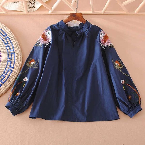 vanovich blouses and female embroidered long-sleeved spring autumn temperament women clothing 210615, White
vanovich blouses and female embroidered long-sleeved spring autumn temperament women clothing 210615, White