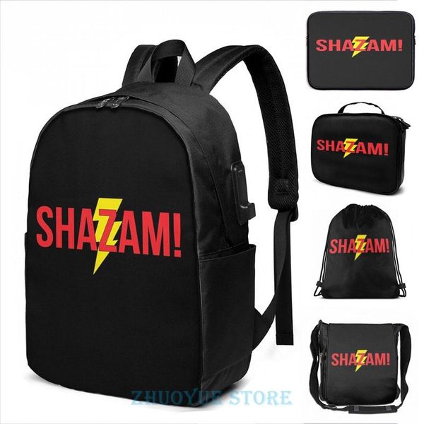 backpack funny graphic print shazam usb charge men school bags women bag travel laptop
backpack funny graphic print shazam usb charge men school bags women bag travel laptop