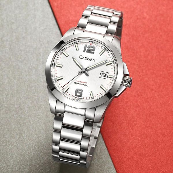 wristwatches cadisen 2021 luxury sports 39mm sapphire mechanical self-winding men watch 200m waterproof relogio masculino stainless steel, Slivery;brown
wristwatches cadisen 2021 luxury sports 39mm sapphire mechanical self-winding men watch 200m waterproof relogio masculino stainless steel, Slivery;brown