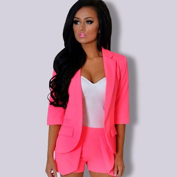 three-quarter sleeve comfortable slim solid short cross-border small suit women's jacket blazer women blazers feminino mujeres suits &, White;black
three-quarter sleeve comfortable slim solid short cross-border small suit women's jacket blazer women blazers feminino mujeres suits &, White;black