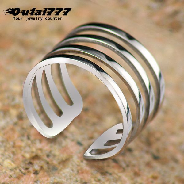 men's rings stainless steel rings steel color lots accessories adjustable wedding couple ring for women's fashion jewellery pun, Golden;silver
men's rings stainless steel rings steel color lots accessories adjustable wedding couple ring for women's fashion jewellery pun, Golden;silver
