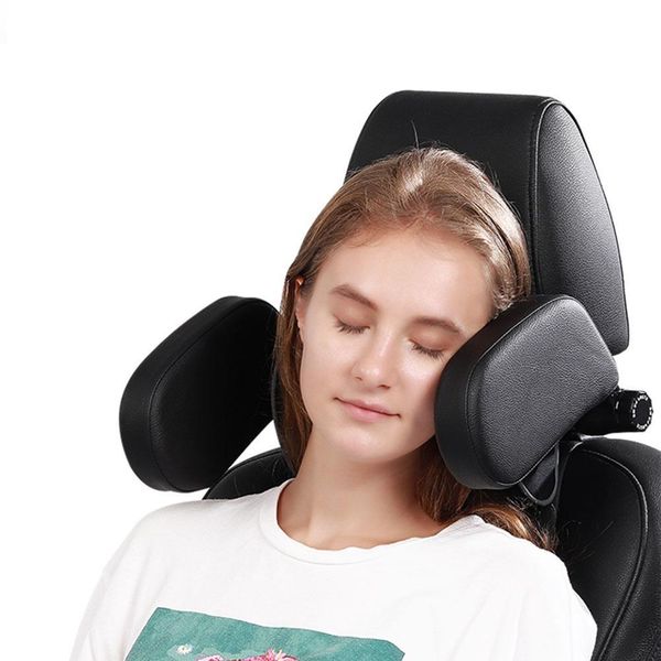 

headrest comfort memory foam pad car seat neck pillow sleep side head support on sides cervical spine for adults child