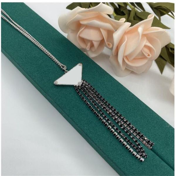 triangle tassel pendant necklaces for women luxurys designers necklaces link chain fashion womens jewelry accessories gifts, Silver
triangle tassel pendant necklaces for women luxurys designers necklaces link chain fashion womens jewelry accessories gifts, Silver