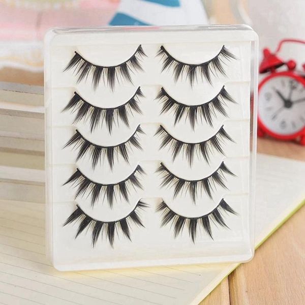 false eyelashes 5 pairs women natural japanese serious makeup long thick eye lash extension cosplay
false eyelashes 5 pairs women natural japanese serious makeup long thick eye lash extension cosplay