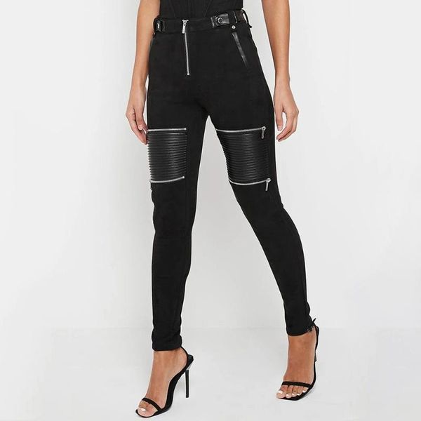 women's pants & capris ribbed biker leggings black pencil high waist goth zipper patchwork skinny bodycon women long trousers casual d2, Black;white
women's pants & capris ribbed biker leggings black pencil high waist goth zipper patchwork skinny bodycon women long trousers casual d2, Black;white