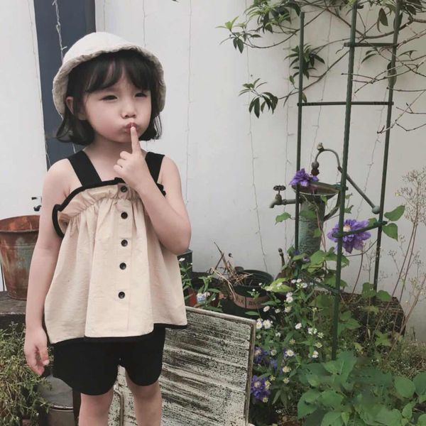 summer korean style baby girls clothes 2 pieces suits fashion sleeveless loose vest + shorts sets children casual outfits 2-6y 210508, White
summer korean style baby girls clothes 2 pieces suits fashion sleeveless loose vest + shorts sets children casual outfits 2-6y 210508, White