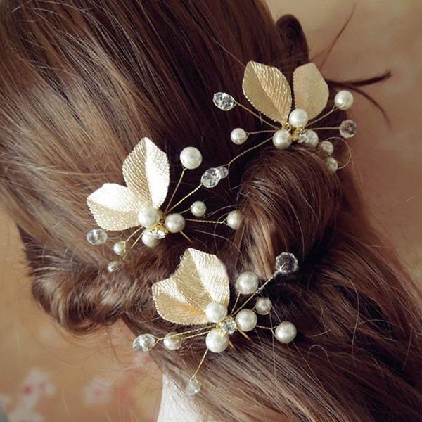 hair clips & barrettes 3 pcs bridal faux pearl beads crystal hairpin flower pin stick wedding jewelry ea, Golden;silver
hair clips & barrettes 3 pcs bridal faux pearl beads crystal hairpin flower pin stick wedding jewelry ea, Golden;silver