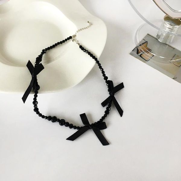 chokers 2021 korean trend black bow clavicle necklace for women fashion dating party birthday glass bead jewelry, Golden;silver
chokers 2021 korean trend black bow clavicle necklace for women fashion dating party birthday glass bead jewelry, Golden;silver