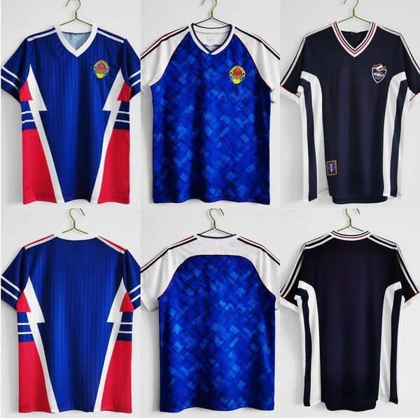 1990 1991 92 98 yugoslavia retro soccer jersey home world cup maillots 8 mijatovic 19 savicevic 90 91 vintage classic football shirt 1998, Black;yellow
1990 1991 92 98 yugoslavia retro soccer jersey home world cup maillots 8 mijatovic 19 savicevic 90 91 vintage classic football shirt 1998, Black;yellow