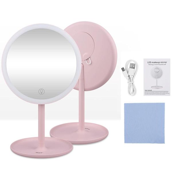 ckeyin 5x magnifying led ladies makeup mirror adjustable lights cosmetic touch mirrors deskrotating with storage compact
ckeyin 5x magnifying led ladies makeup mirror adjustable lights cosmetic touch mirrors deskrotating with storage compact