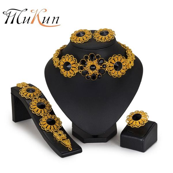 earrings & necklace mukun 2021 african women wedding jewelry set gold dubai nigerian big flowers charm bride sets design, Silver
earrings & necklace mukun 2021 african women wedding jewelry set gold dubai nigerian big flowers charm bride sets design, Silver