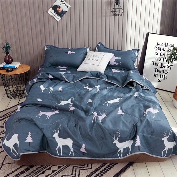 comforters & sets cartoon elks printed duvet blue quilted bedspread queen size for kids children colcha edredon summer mechanical wash quilt
comforters & sets cartoon elks printed duvet blue quilted bedspread queen size for kids children colcha edredon summer mechanical wash quilt