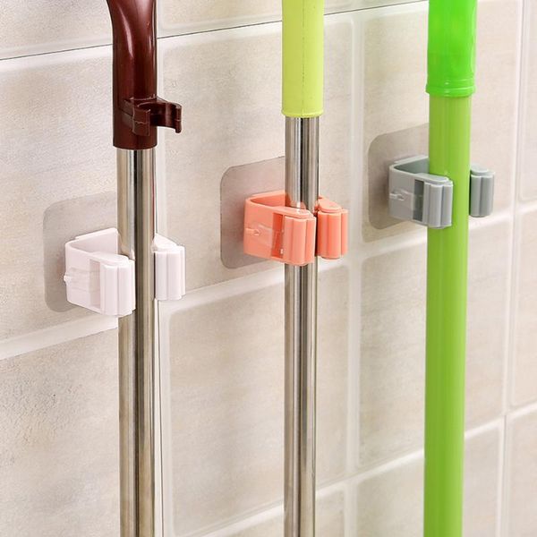 adhesive multi-purpose wall mounted mop organizer holder rackbrush broom hanger hook bathroom strong hooks & rails 
adhesive multi-purpose wall mounted mop organizer holder rackbrush broom hanger hook bathroom strong hooks & rails