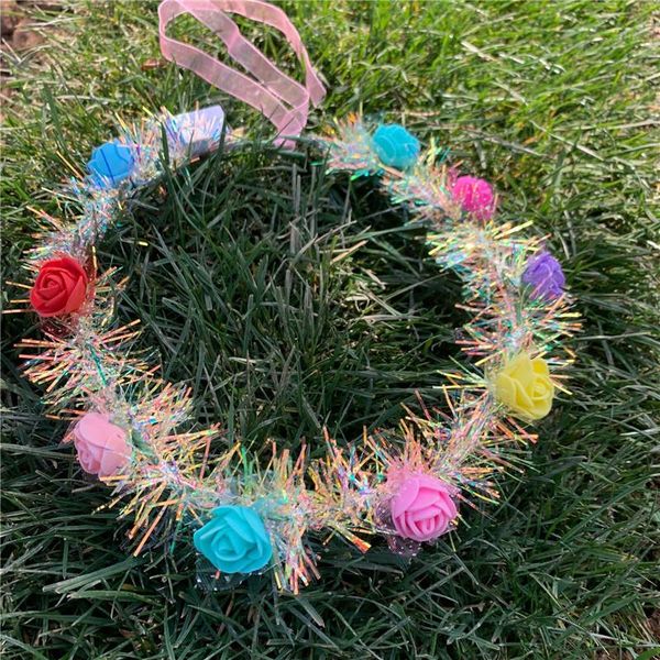 party decoration girls women light glowing flower wreath garland led headband hairband wedding dancing vacation home decor
party decoration girls women light glowing flower wreath garland led headband hairband wedding dancing vacation home decor